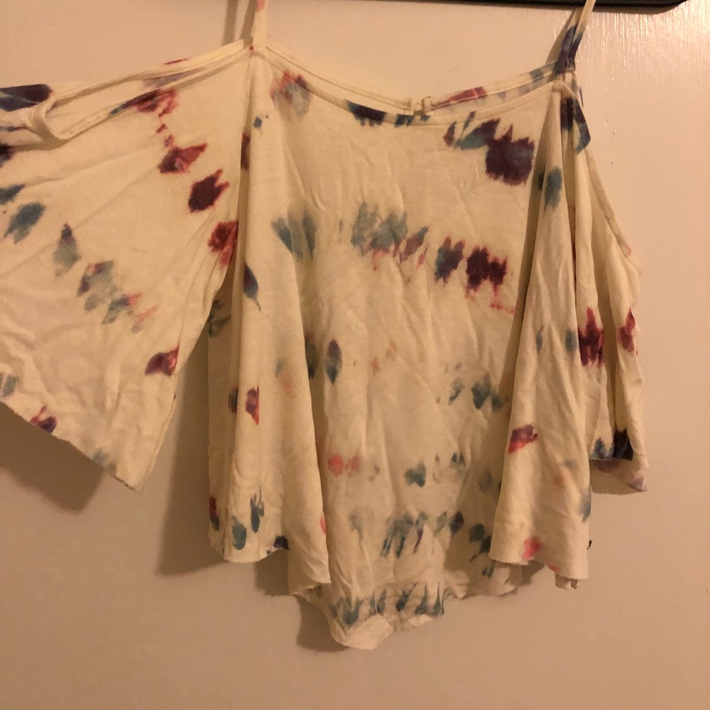 🐧🐧Flowy off the shoulder crop top Women’s XS🐧🐧